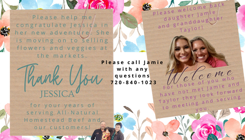 Please chime in a help me thank jessica for her years of service
