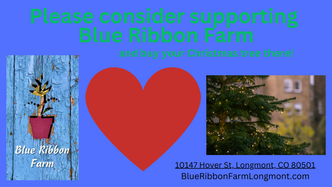 Support blue ribbon xmastree