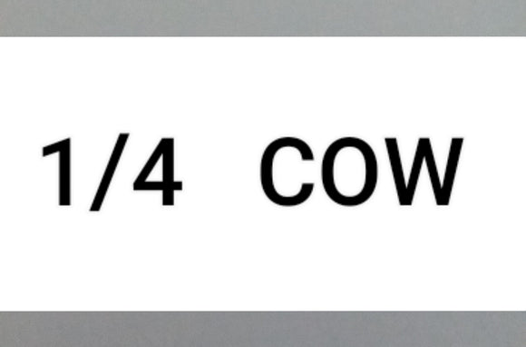 Quarter Beef (Deposit)